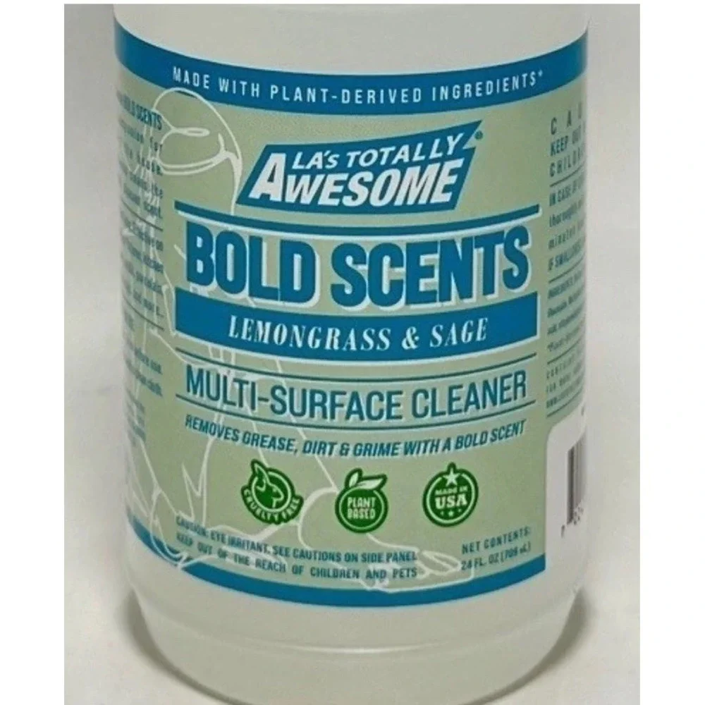 3 PACK- LA's Totally Awesome Plant-Based Cleaner Removes Grease & Grime 24 Oz